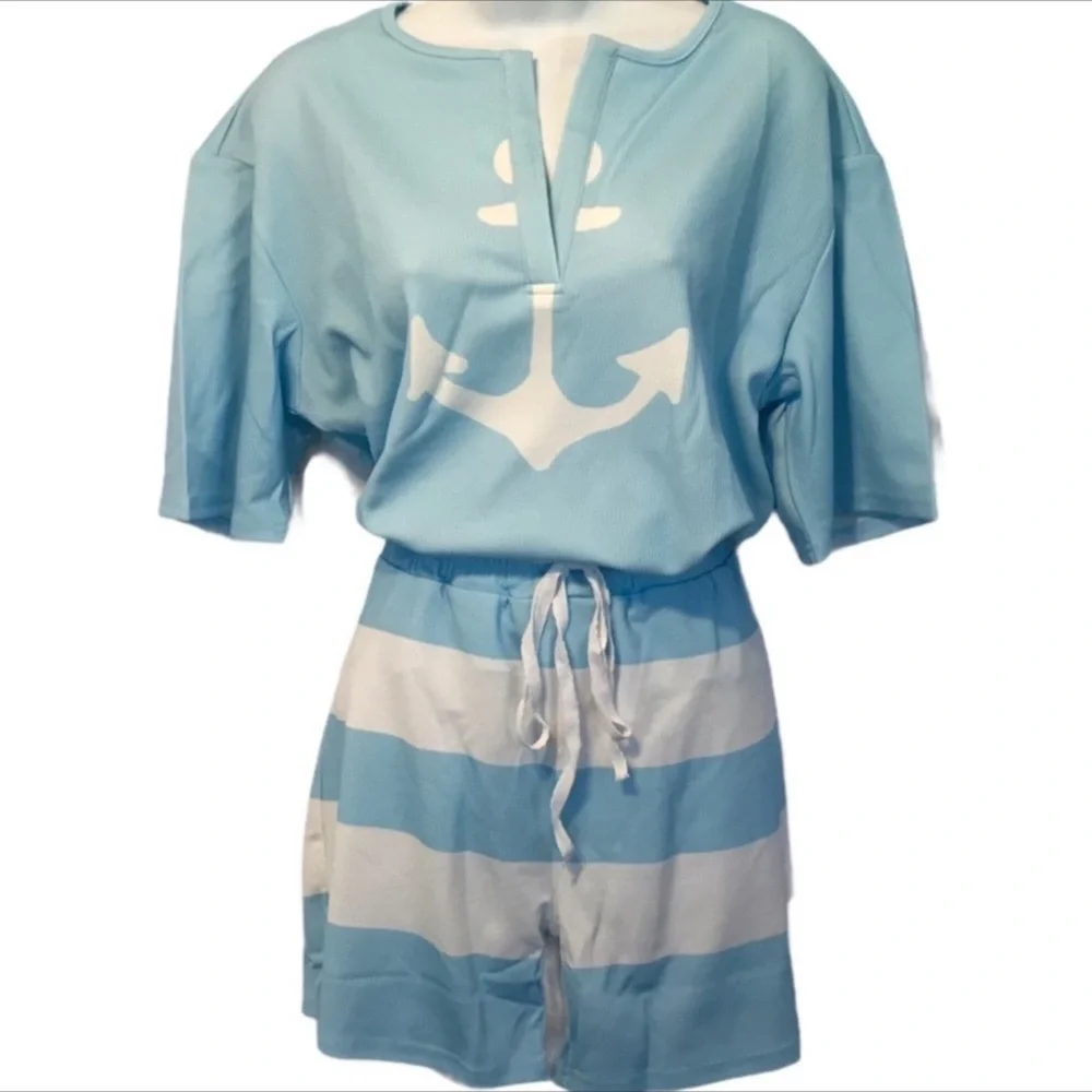 CBR anchor shorts set NWT